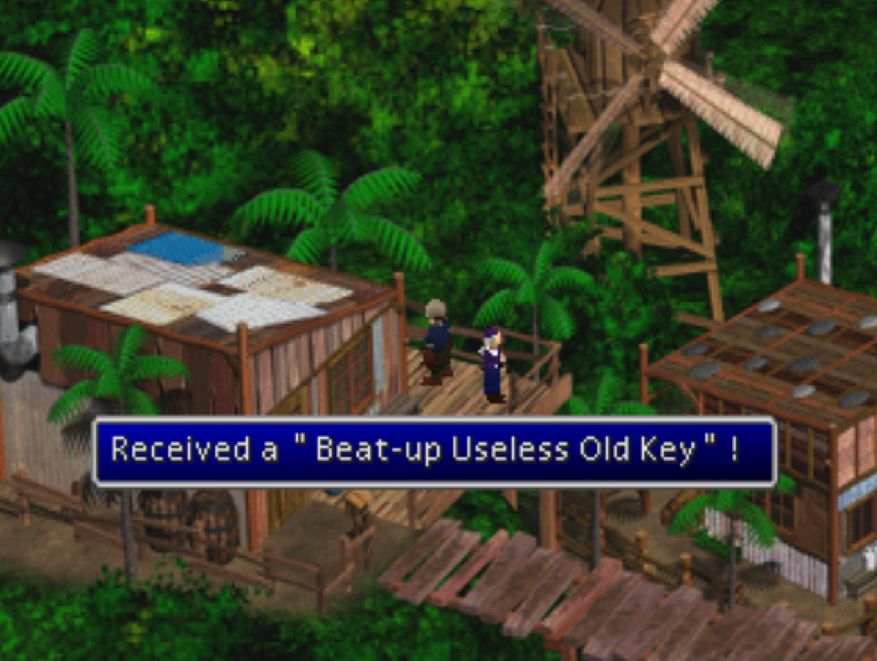 Beat up useless old key